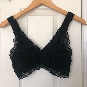 Aerie Black Lacy Bralette